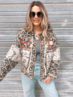 Mable Jacket in Leopard Multi