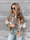 Mable Jacket in Leopard Multi