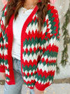 Jalen Cardigan in Christmas Knit