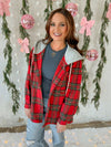 Mitchell Plaid Hooded Shacket