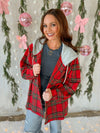 Mitchell Plaid Hooded Shacket