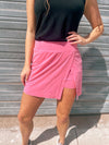 Hit the Links Skort in Punch Pink