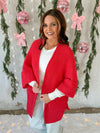 Aimee Cardigan in Red