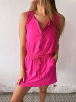 Sleeveless Skort Dress in Pink