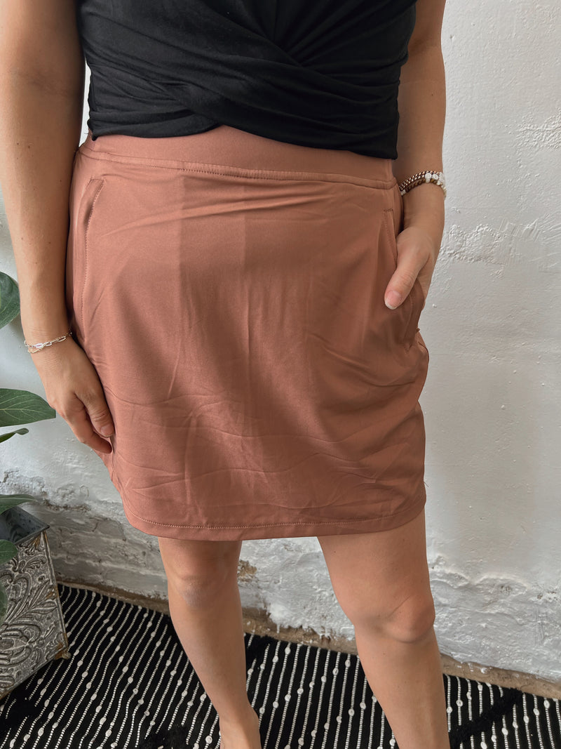 Ruth Skirt in Clay