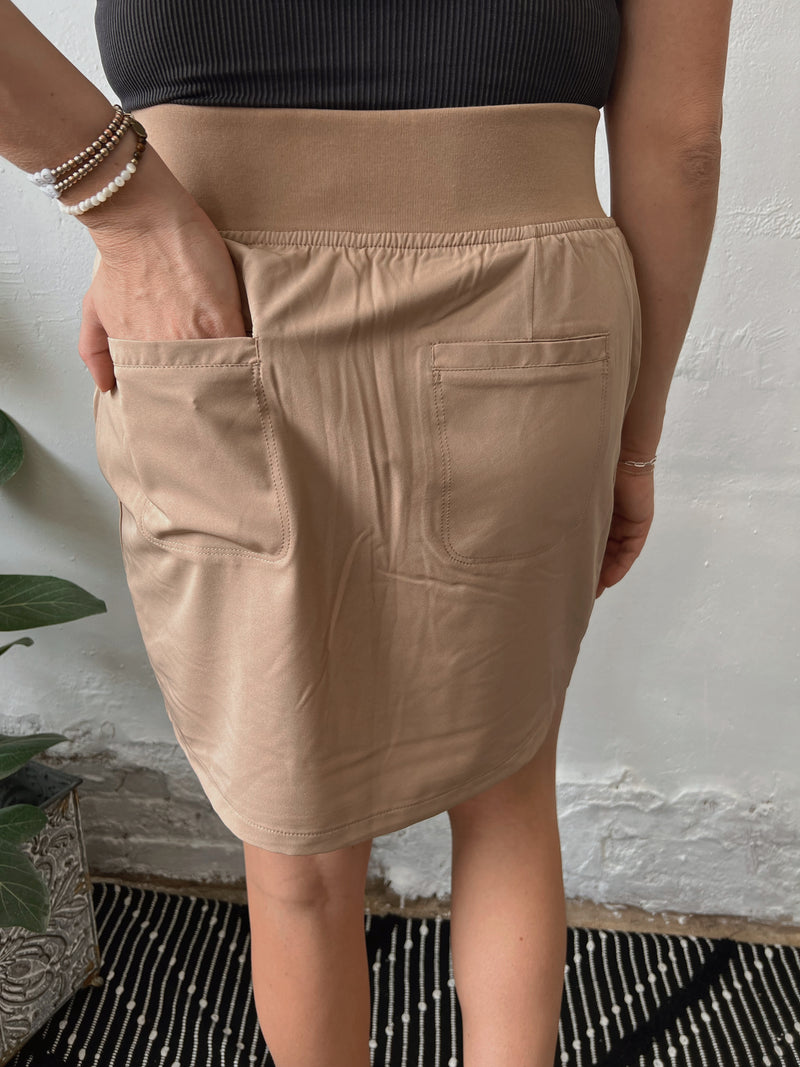 Ruth Skirt in Tan