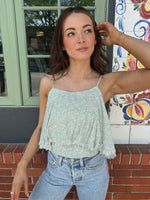 Flouncy Bodysuit in Seagrass