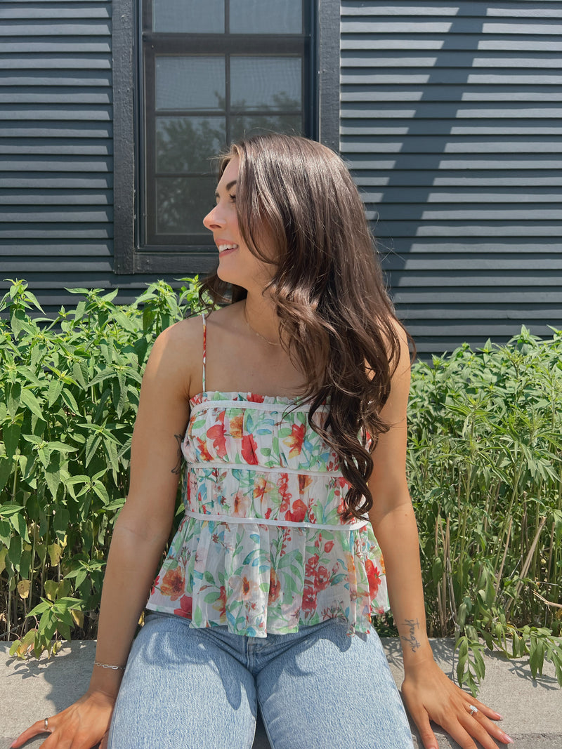 Rach Floral Tank