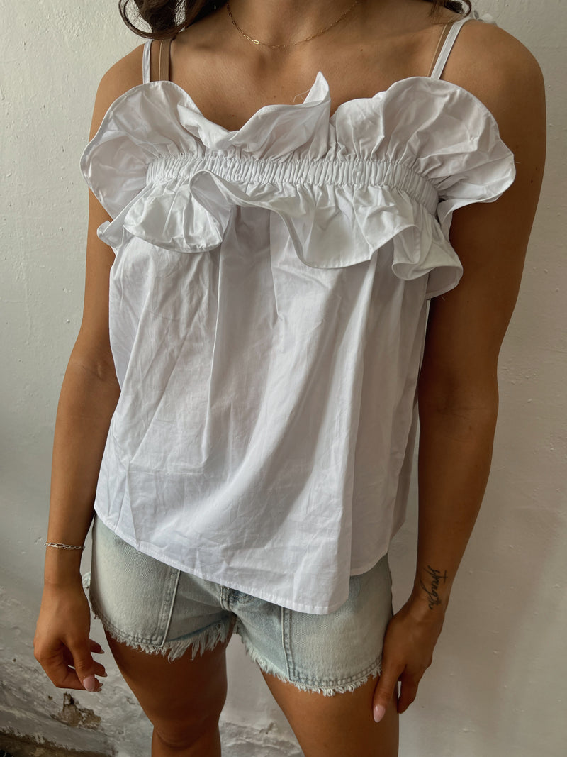 Ruffles Everywhere Tank