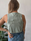 Nicole Tank in Dusty Sage