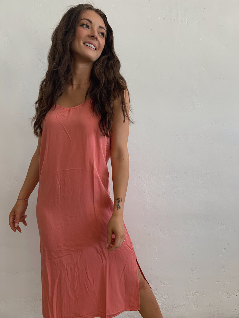 Carmel Dress in Coral