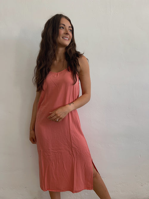 Carmel Dress in Coral