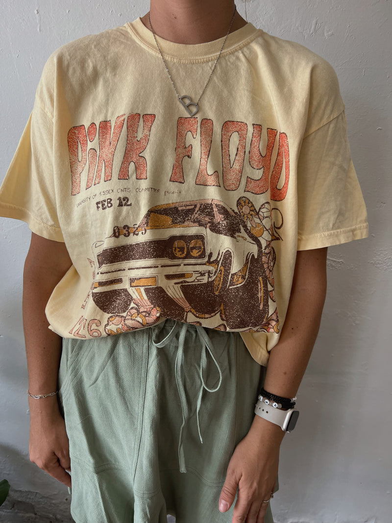 Pink Floyd Essex Tee in Butter