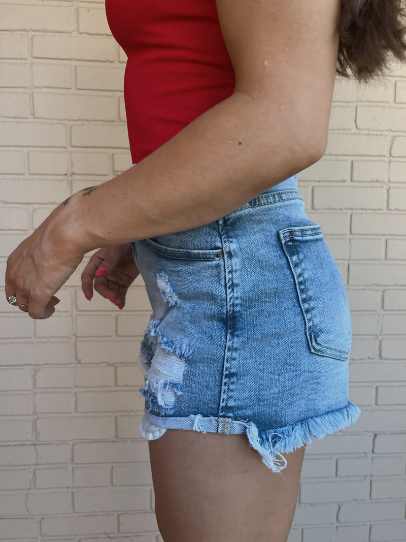 SUMMER DOORBUSTER Sherri Denim Shorts