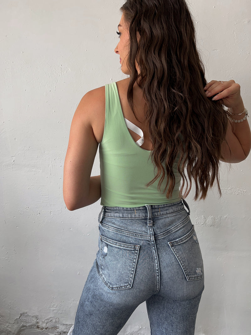 Raelynn Bodysuit in Mint