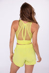 Speed Up Sports Bra in Lettuce