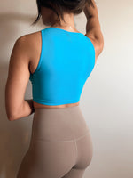 Addy Cropped Tank in Deep Sky