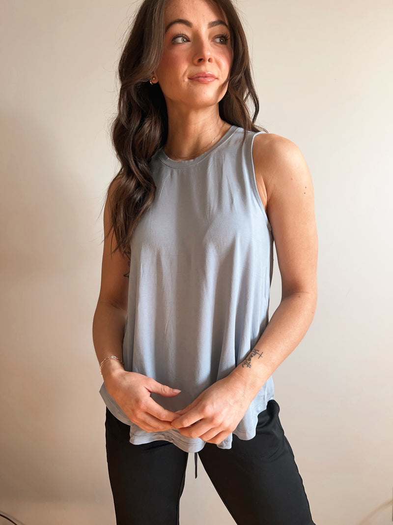 Arielle Tank in Light Denim