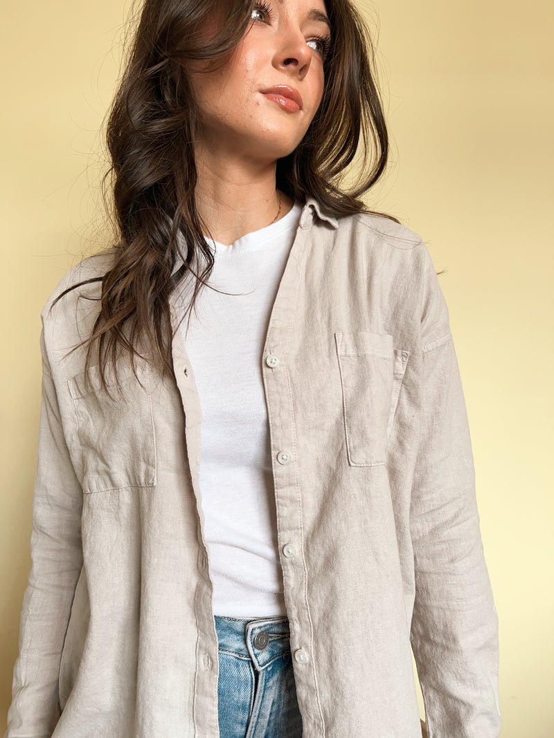 Barrymore Tunic in Heather Oatmeal