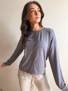 Haisley Top in Blue Granite