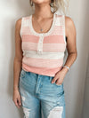 Mia Tank in Peach