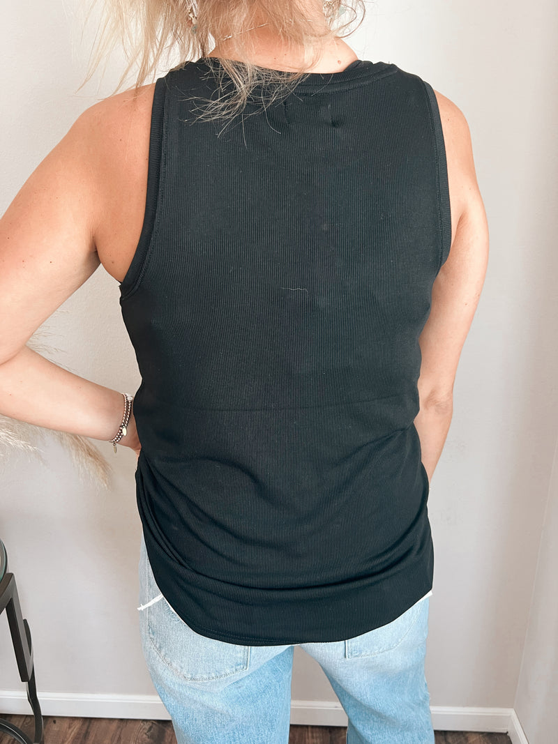 Sinclair Tank in Black