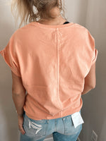 Milo Tee in Soft Coral
