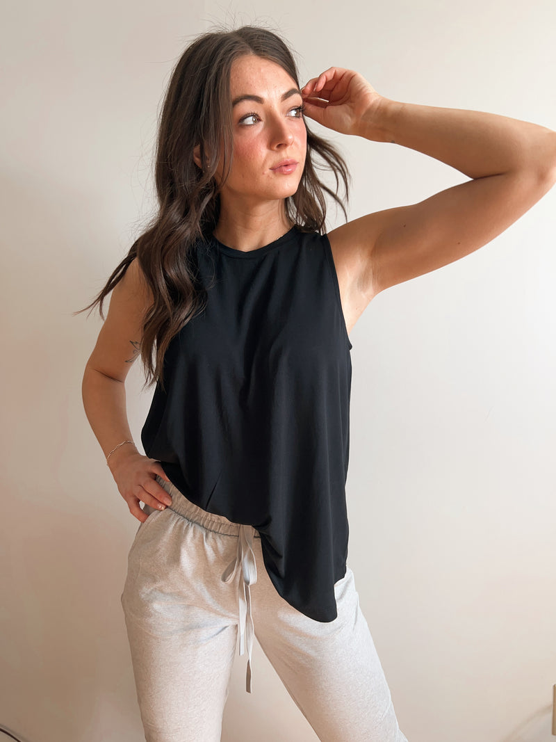 Arielle Tank in Black