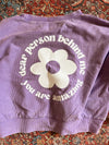 Person Behind Me Cropped Sweatshirt