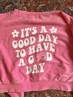 Good Day Cropped Sweatshirt