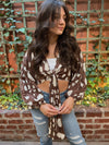 Dot Puff Sleeve Top