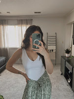 Be Cool V-Neck Tank in White