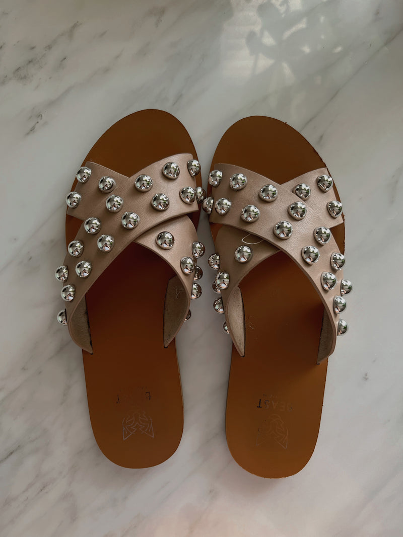 See Ya Studded Sandal