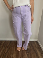 Purple Cargo Pants