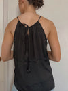 Gabbi Tassle Tank in Black