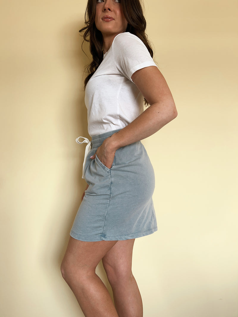 Timber Skirt in Light Denim