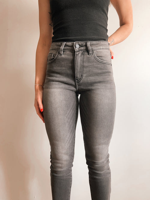 KanCan Washed Black High Rise Skinny
